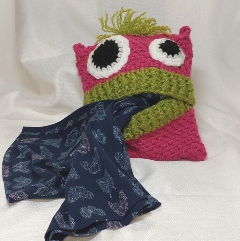 Handmade Crochet Monster Pajama Eater!
